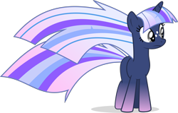 Size: 6551x4200 | Tagged: safe, artist:zombiegladospony, oc, oc only, oc:silverlay, absurd resolution, rainbow power, rainbow power-ified, simple background, solo, transparent background, vector