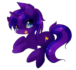 Size: 806x750 | Tagged: safe, artist:loyaldis, oc, oc only, oc:tihan, unicorn, cute, heart, looking at you, open mouth, prone, simple background, smiling, solo, transparent background, underhoof, wingding eyes