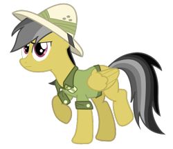 Size: 618x533 | Tagged: safe, artist:exudesaffluence, daring do, pegasus, pony, female, mare, solo, wings