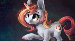 Size: 1197x658 | Tagged: safe, artist:locksto, oc, oc only, pegasus, pony, chest fluff, female, fluffy, freckles, mare, solo, unshorn fetlocks