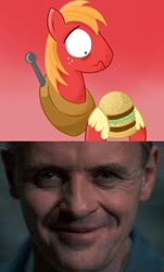 Size: 317x524 | Tagged: safe, big macintosh, earth pony, pony, hannibal lecter, male, meme, stallion