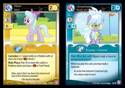 Size: 720x503 | Tagged: safe, cloudchaser, flitter, absolute discord, ccg, enterplay, wonderbolts uniform