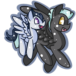 Size: 1200x1200 | Tagged: safe, artist:sugaropolis, rumble, thunderlane, pegasus, pony, brothers, colt, duo, male, siblings, simple background, stallion, transparent background