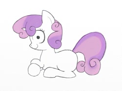 Size: 797x593 | Tagged: safe, artist:dr-waveband, sweetie belle, pony, unicorn, female, filly, solo