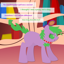 Size: 2000x2000 | Tagged: safe, artist:doodlesbychangelings, spike, dragon, implied twilight sparkle, minimalist, ponified, ponified spike, solo