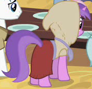 Size: 180x175 | Tagged: safe, derpibooru import, screencap, amethyst star, sparkler, hearth's warming eve (episode)