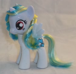 Size: 2041x1969 | Tagged: safe, artist:gryphyn-bloodheart, oc, oc only, oc:ocean skye, alicorn, pony, alicorn oc, brushable, custom, irl, photo, toy