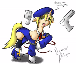 Size: 2308x1944 | Tagged: safe, artist:nayaasebeleguii, derpibooru import, blazblue, noel vermillion, ponified