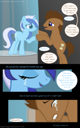 Size: 1044x1662 | Tagged: safe, artist:kpendragon, doctor whooves, minuette, crying, doctor who, river song