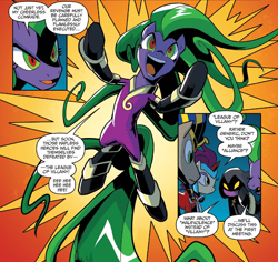 Size: 1400x1324 | Tagged: safe, idw, high heel, mane-iac, pharaoh phetlock, shadowmane, spoiler:comic, spoiler:comicannual2014, league of villainy