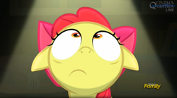 Size: 1650x917 | Tagged: safe, derpibooru import, screencap, apple bloom, bloom and gloom, solo