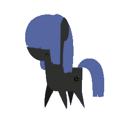 Size: 1481x1524 | Tagged: safe, artist:zacatron94, oc, oc only, oc:neigh sayer, animated, headbang, pointy ponies, solo