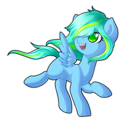 Size: 1280x1280 | Tagged: safe, artist:rue-willings, oc, oc only, pegasus, pony, blank flank, solo