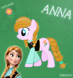 Size: 1004x1077 | Tagged: safe, artist:doragoon, 1840s, 19th century, anna, blouse, frozen (movie), ponified, solo