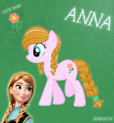 Size: 1004x1077 | Tagged: safe, artist:doragoon, 19th century, anna, frozen (movie), ponified, solo