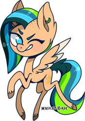 Size: 400x572 | Tagged: safe, artist:magical-horse, oc, oc only, oc:texas, solo