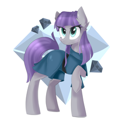 Size: 1024x1024 | Tagged: dead source, safe, artist:ten-dril, maud pie, raised hoof, solo, wrong cutie mark