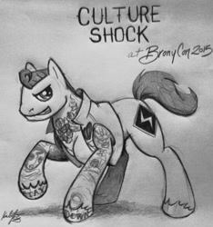 Size: 397x424 | Tagged: safe, artist:zene, corey graves, cropped, culture shock (wwe), solo, tattoo, wrestling, wwe