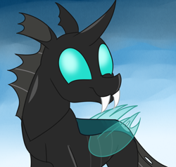 Size: 1024x976 | Tagged: safe, artist:wubcakeva, thorax, changeling, the times they are a changeling, solo