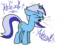 Size: 1024x810 | Tagged: safe, artist:anyponedrawn, minuette, background pony, cute, fetish, mucus, sneezing, sneezing fetish, solo