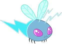 Size: 8412x6000 | Tagged: safe, artist:dasprid, insect, bloom and gloom, absurd resolution, simple background, solo, transparent background, twittermite, vector