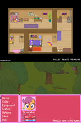 Size: 1178x1800 | Tagged: safe, artist:matheussen, scootaloo, fan game, game, rpg