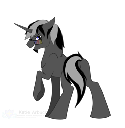 Size: 2468x2507 | Tagged: safe, artist:stagetechyart, oc, oc only, oc:silent dawn, pony, unicorn, beard, freckles, glasses, looking back, male, simple background, solo, transparent background