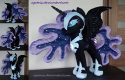 Size: 1280x825 | Tagged: safe, artist:agatrix, nightmare moon, irl, photo, plushie, solo