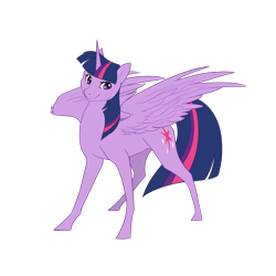 Size: 1500x1500 | Tagged: safe, artist:0strolist, twilight sparkle, twilight sparkle (alicorn), alicorn, pony, female, mare, solo