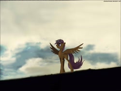 Size: 3000x2265 | Tagged: safe, artist:alicekvartersson, scootaloo, pegasus, pony, female, mare, solo, wings