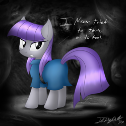 Size: 4000x4000 | Tagged: safe, artist:iflysna94, maud pie, earth pony, pony, clothes, female, gray coat, mare, purple mane, solo