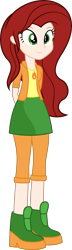 Size: 1731x6042 | Tagged: safe, artist:zacatron94, oc, oc only, oc:rouge fervour, equestria girls, female, high res, simple background, solo, standing, transparent background, vector