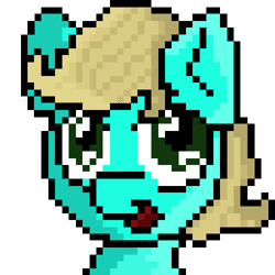 Size: 420x420 | Tagged: safe, artist:god-of-bbq, oc, oc only, oc:aqua jewel, pixel art, solo