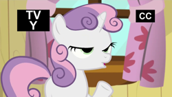 Size: 1920x1080 | Tagged: safe, derpibooru import, screencap, sweetie belle, bloom and gloom, derp