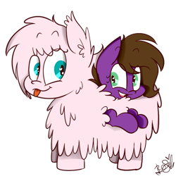 Size: 1500x1500 | Tagged: safe, artist:befishproductions, oc, oc only, oc:befish, oc:fluffle puff, cute, signature, simple background, transparent background