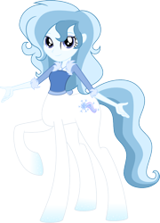 Size: 746x1035 | Tagged: safe, artist:kaylathehedgehog, oc, oc only, oc:ice dreams, centaur, ponytaur, taur, equestria girls, simple background, solo, transparent background, vector