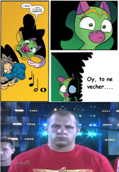 Size: 712x1024 | Tagged: safe, idw, cheerilee, spoiler:comic, spoiler:comic29, fedor emelianenko, meme, mma, surprise entrance meme