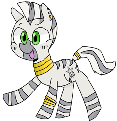 Size: 3284x3387 | Tagged: safe, artist:meowing-ghost, oc, oc only, zebra, solo