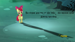 Size: 1920x1080 | Tagged: safe, screencap, apple bloom, bloom and gloom, kingdom hearts, shadow, shadow bloom