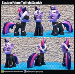 Size: 2307x2273 | Tagged: safe, artist:eljoeydesigns, twilight sparkle, custom, eyepatch, future twilight, irl, photo