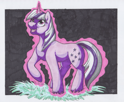 Size: 2791x2312 | Tagged: safe, artist:stormblaze-pegasus, twilight, g1, g1 to g4, generation leap, solo, traditional art