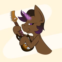 Size: 1920x1920 | Tagged: safe, artist:jsburgh, oc, oc only, oc:sunburst, guitar