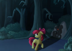 Size: 1996x1412 | Tagged: safe, artist:nebula210, apple bloom, bloom and gloom, shadow, shadow bloom, solo