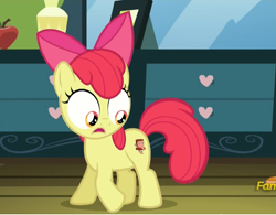 Size: 915x712 | Tagged: safe, screencap, apple bloom, earth pony, pony, bloom and gloom, alternate cutie mark, apple bloom's cutie mark, cutie mark, exploitable meme, meme, nigel thornberry