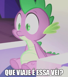 Size: 490x555 | Tagged: artist needed, safe, derpibooru import, spike, dragon, brazil, portuguese