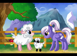 Size: 1280x937 | Tagged: safe, artist:spookyle, oc, oc only, oc:night star, pegasus, pony, sheep, cute, tongue out
