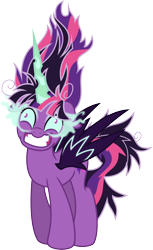 Size: 5986x9779 | Tagged: safe, artist:osipush, midnight sparkle, sci-twi, twilight sparkle, pony, equestria girls, friendship games, absurd resolution, equestria girls ponified, human twilight snapple, midnight snapple, ponified, simple background, solo, transparent background, twilight snapple, vector, xk-class end-of-the-world scenario