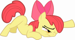 Size: 19432x10377 | Tagged: safe, artist:flareblitzfury, apple bloom, .svg available, absurd resolution, simple background, solo, tired, transparent background, vector