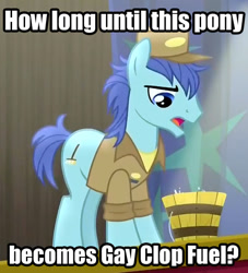 Size: 513x566 | Tagged: safe, screencap, bloom and gloom, bucket, deep clean, image macro, janitor, meme