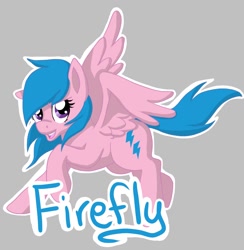 Size: 1248x1280 | Tagged: safe, artist:velocityraptor, firefly, g1, g1 to g4, generation leap, looking at you, smiling, solo